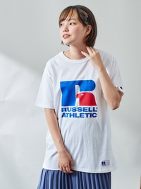 【web限定販売】ラッセルロゴショートスリーブTシャツ | ホワイト