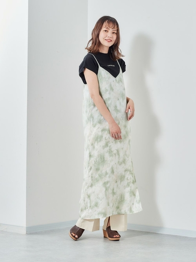 【WEB限定】タイダイキャミワンピース