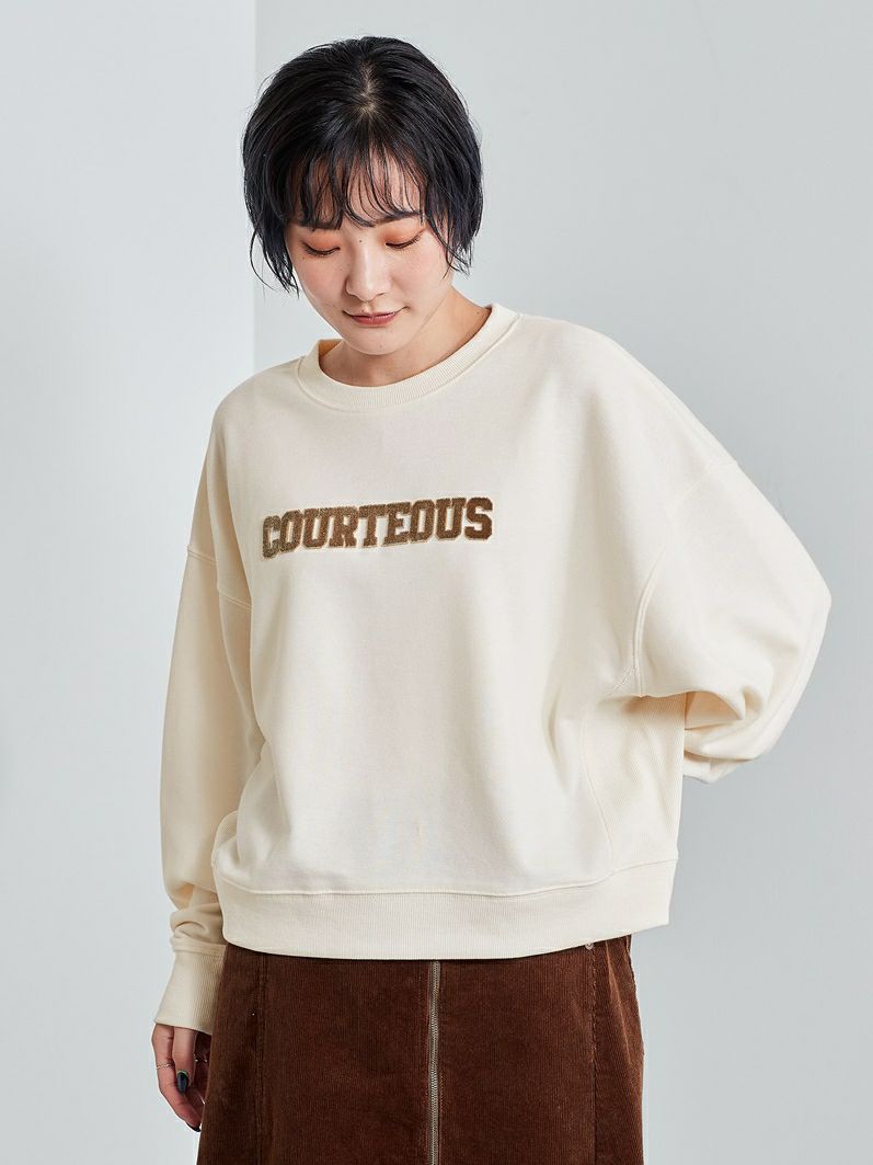 裏毛ブラシ刺繍プルオーバー(CT1-0492) | cepoオンラインショップ[セポ