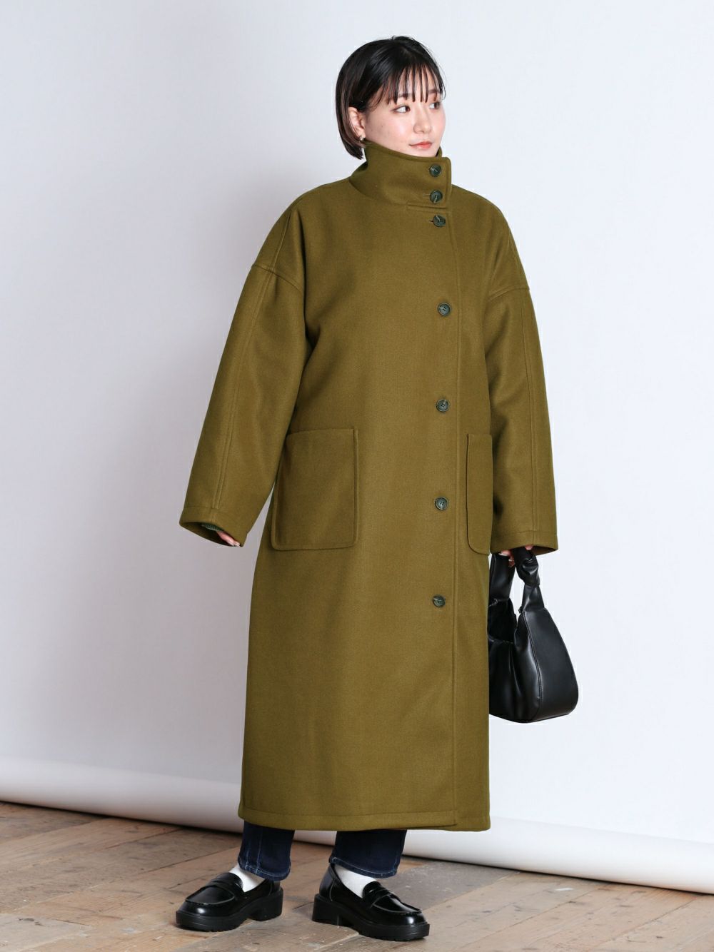 onetome メルトン　Aライン　コート　きりまる オンライン ショッピングファッション - onetome メルトン A