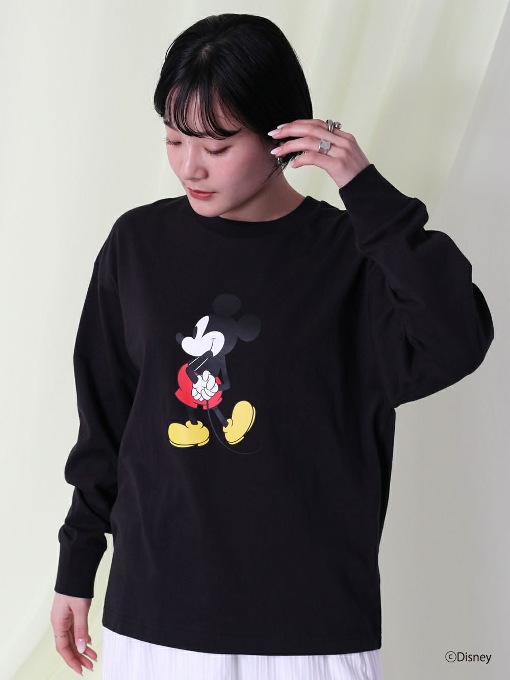 気質アップ Tシャツ ロンT 100 ミッキー agapeeurope.org