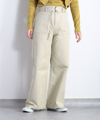 ベルト付きワークパンツ