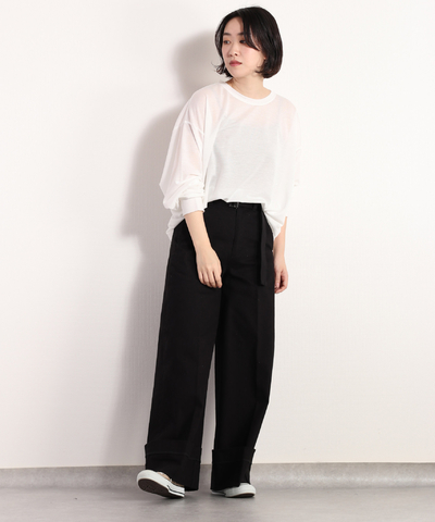 シアーＢＩＧロングスリーブＴシャツ