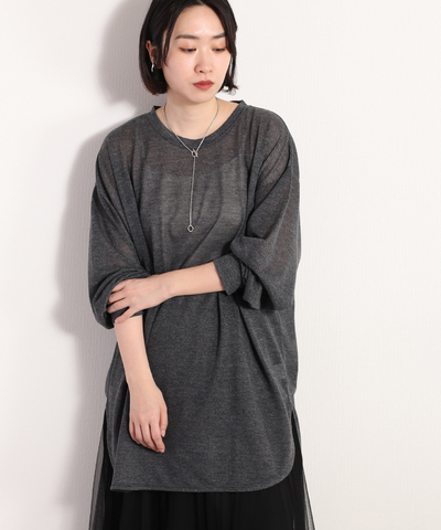 シアーＢＩＧロングスリーブＴシャツ