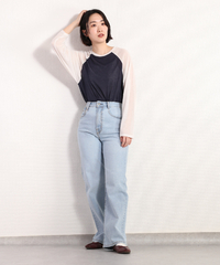 【まとめ割対象】シアーラグランＴシャツ | 詳細画像