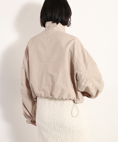 【まとめ割対象】ワッシャーショートジャケット　《撥水加工》