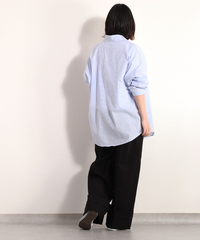 カラーストライプオーバーシャツ | 詳細画像