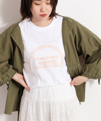 ハッポウロゴグラフィックTシャツ WEB先行販売 | オフホワイト(ロゴピンク)