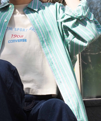 アーチロゴクロップドＴシャツ　《コンバース》