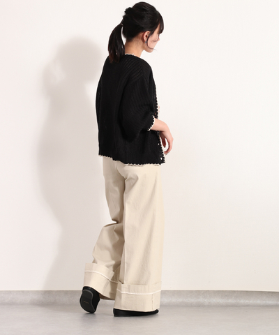 ハイショクスカシアミカーディガン