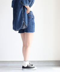 デニムカットオフショートパンツ | 詳細画像