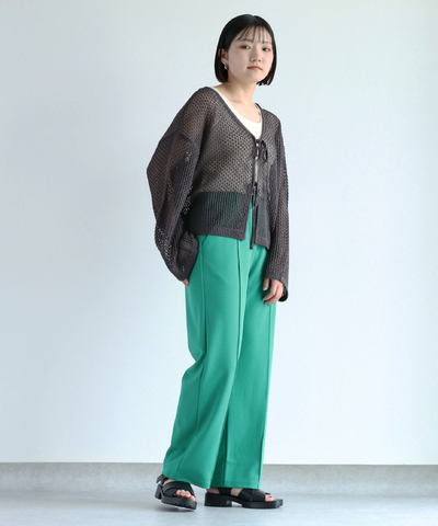 メッシュ２ＷＡＹニットカーデ