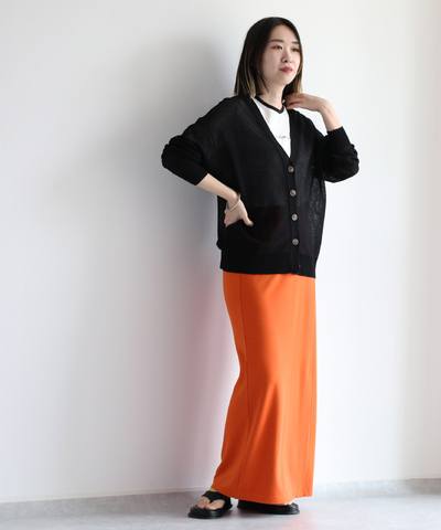 スカシシアーニットカーデ
