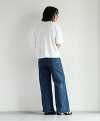 デニムワイドパンツ≪立体裁断≫ | 詳細画像