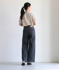デニムワイドパンツ≪立体裁断≫ | 詳細画像