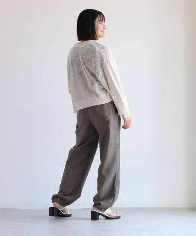スカシアミジップカーデ