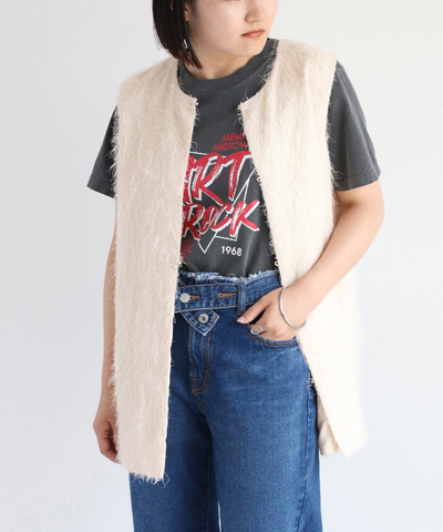 フリンジハーフベスト