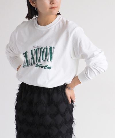 ロゴロングスリーブTシャツ