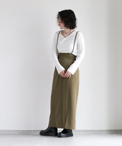 ホルターネックロングスリーブT