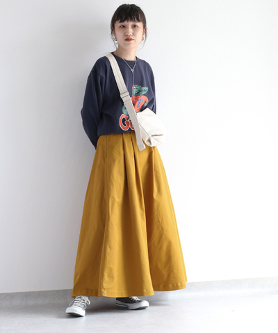 Dickies　ストレッチツイルフレアスカート　WEB限定