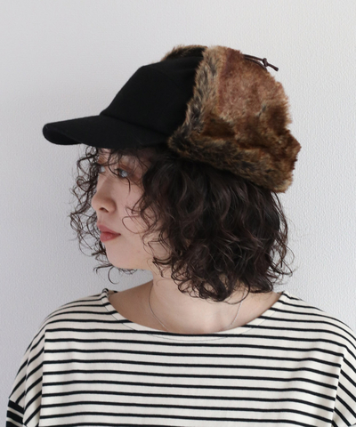 【再入荷決定！！】ファーフライトキャップ
