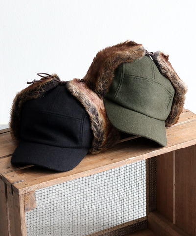 【再入荷決定！！】ファーフライトキャップ