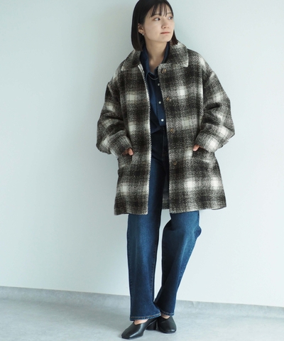 デニムローライズストレートパンツ