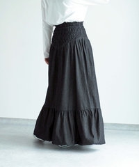 デニムシャーリングバルーンスカート | 詳細画像