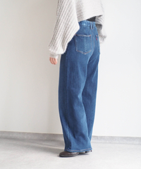 スフレデニムイージーワイドパンツ　※WEB先行販売 | 詳細画像
