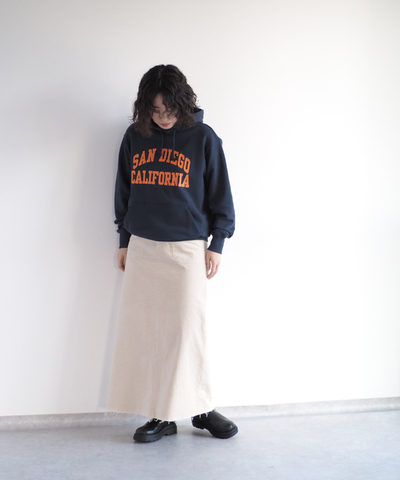 コーデュロイワークスカート