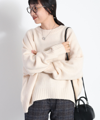 【再入荷＆新色追加】ヤクライククルーネックニット