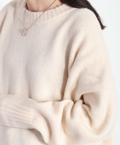 【再入荷＆新色追加】ヤクライククルーネックニット