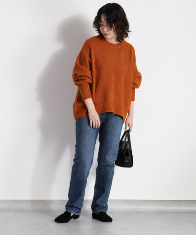 【再入荷＆新色追加】ヤクライククルーネックニット