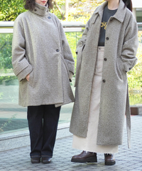 ２ＷＡＹブークレハーフコート　※12月上旬新色追加 | 詳細画像