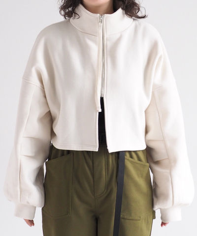2WAYショートジッププルオーバー
