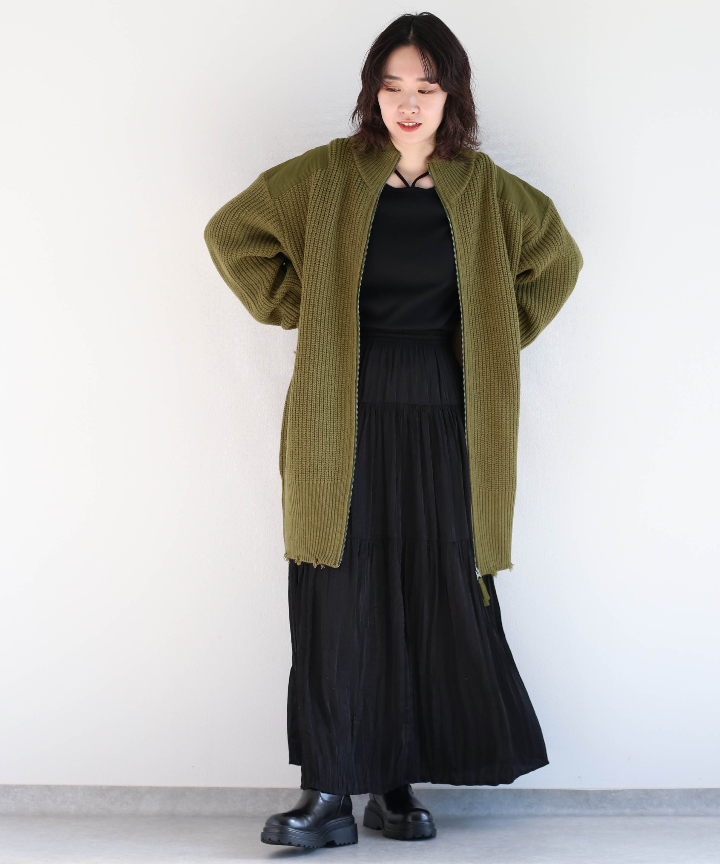ヴィンテージギャザースカート　※12月上旬販売開始予定