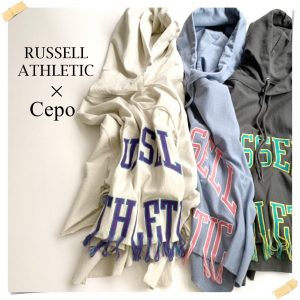 Cepo×RUSSELL ATHLETIC 【別注アイテム】